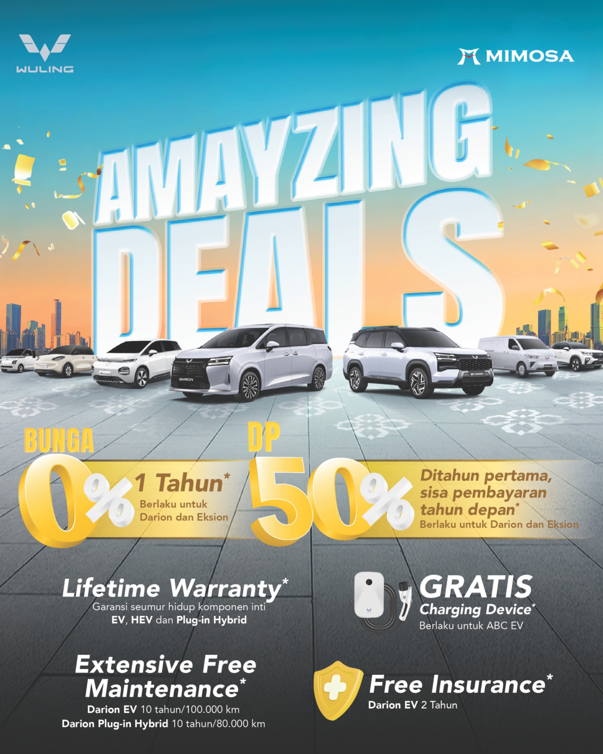 Amayzing Deals — Bunga 0% & DP 50%